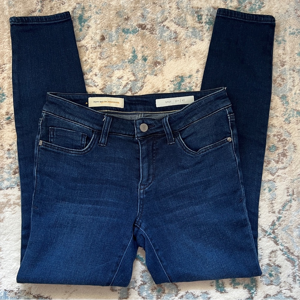 Pilcro & the Letterpress - Anthropologie - “Stet”  size 27 skinny jean